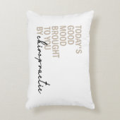 今日の機嫌はカイロプラクティックで アクセントクッション (正面(垂直))