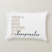 今日の機嫌はカイロプラクティックで アクセントクッション (裏面)