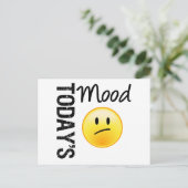 今日の気分に失望した絵文字 ポストカード (スタンド正面)