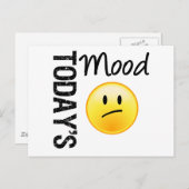 今日の気分に失望した絵文字 ポストカード (正面/裏面)