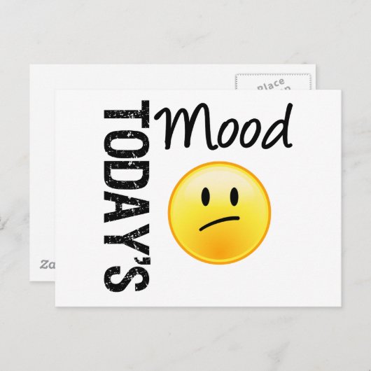 今日の気分に失望した絵文字 ポストカード (正面/裏面)