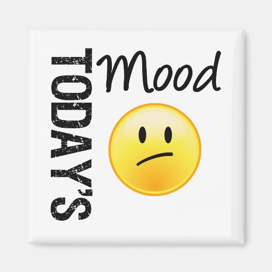 今日の気分に失望した絵文字 マグネット (正面)