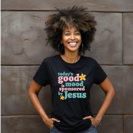 今日の気分のスポンサーBy Jesus - フローラ Tシャツ