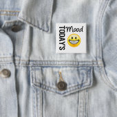 今日の気分の非常に幸せな顔文字 缶バッジ (インサイチュ)