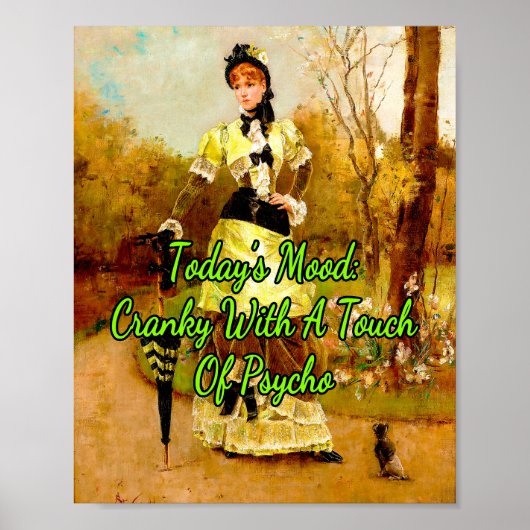 今日の気分:アルフレッド・スティーブンスによるラ・パリジェンヌ ポスター (正面)