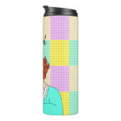 今日の気分、レトロレディーホールディングワイン タンブラー (回転右)