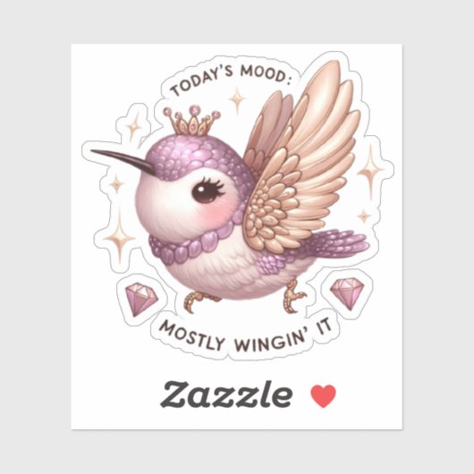 今日の気分:主にWingin' Itステッカー シール (シート)