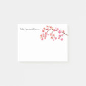 今日の水彩桜 私は... ポストイット (正面)