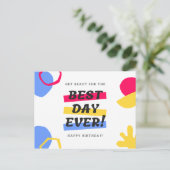 今日の準備最高のはいつでも! ポストカード (スタンド正面)