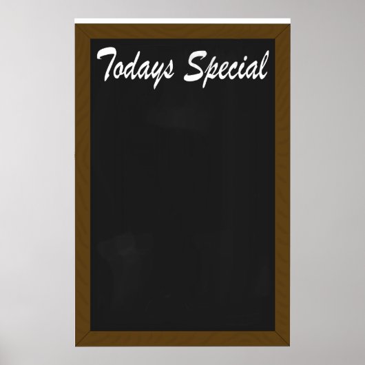 今日の特別メニュー ポスター (正面)