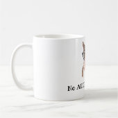 今日の猫の不倫おもしろい禁止 コーヒーマグカップ (左)