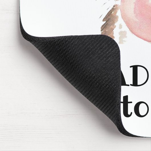 今日の猫の不倫おもしろい禁止 マウスパッド (コーナー)