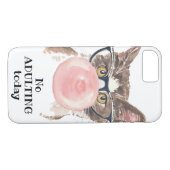 今日の猫の不倫おもしろい禁止 Case-Mate iPhoneケース (裏面(横))