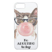 今日の猫の不倫おもしろい禁止 Case-Mate iPhoneケース (裏面)