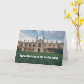 今日の王様ハッピーバースデー カード (黄色い花)