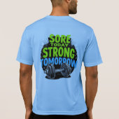 今日の痛い強い明日.jpg Tシャツ (裏面)