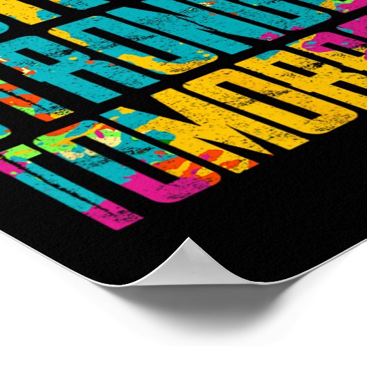 今日の痛み強い明日のやる気を起こさせるトレーニング ポスター (角)