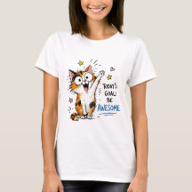 今日の目標は最高にかっこいい猫Tシャツ