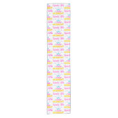 今日の瞬間、スパークライフトートバッグ ショートテーブルランナー (正面)