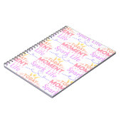 今日の瞬間、スパークライフトートバッグ ノートブック (左側)