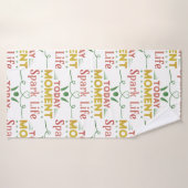 今日の瞬間、スパークライフトートバッグ バスタオル (バスタオル)