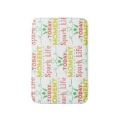 今日の瞬間、スパークライフトートバッグ バスマット (正面縦)