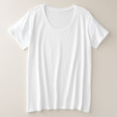 今日の瞬間、人生を輝かせよう プラスサイズTシャツ (デザイン正面)
