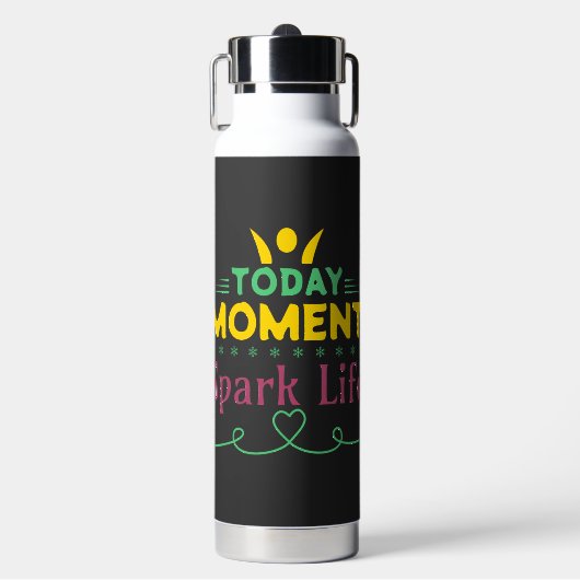 今日の瞬間、Spark Life ウォーターボトル (正面)
