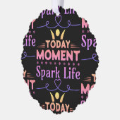 今日の瞬間、Spark Life オーナメントカード (左)