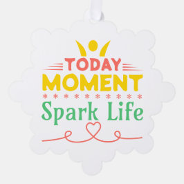 今日の瞬間、Spark Life オーナメントカード