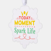 今日の瞬間、Spark Life オーナメントカード (左)