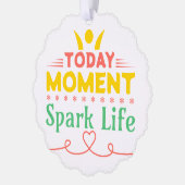 今日の瞬間、Spark Life オーナメントカード (左)