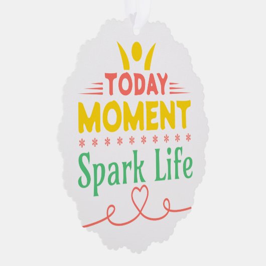 今日の瞬間、Spark Life オーナメントカード (右)