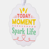 今日の瞬間、Spark Life オーナメントカード (左)