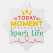 今日の瞬間、Spark Life オーナメントカード (正面)