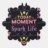 今日の瞬間、Spark Life オーナメントカード (裏面)