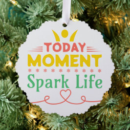 今日の瞬間、Spark Life オーナメントカード