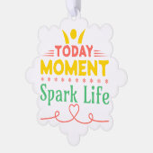 今日の瞬間、Spark Life オーナメントカード (左)