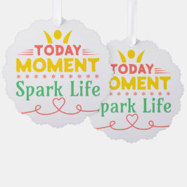 今日の瞬間、Spark Life オーナメントカード