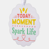今日の瞬間、Spark Life オーナメントカード (左)