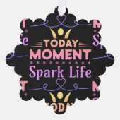 今日の瞬間、Spark Life オーナメントカード (正面)