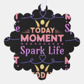 今日の瞬間、Spark Life オーナメントカード (正面)