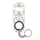 今日の瞬間、Spark Life キーホルダー栓抜き (裏面)