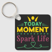 今日の瞬間、Spark Life キーホルダー (正面)