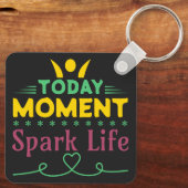 今日の瞬間、Spark Life キーホルダー (裏面)