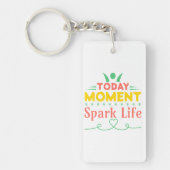 今日の瞬間、Spark Life キーホルダー (正面)