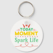 今日の瞬間、Spark Life キーホルダー (正面)