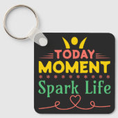 今日の瞬間、Spark Life キーホルダー (正面)