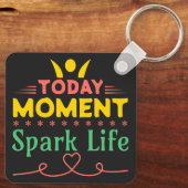 今日の瞬間、Spark Life キーホルダー (裏面)
