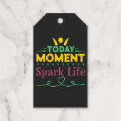 今日の瞬間、Spark Life ギフトタグ (裏面)